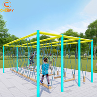 Jeux de terrain de jeu Combinaison de pieux suspendus Super Swing Rides manèges d'amusement bon marché
