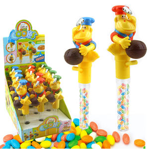 Juguete de Mono Cocinero de Plástico con Dulces y Caramelos de Juqi Toys Candy Factory, Venta al por Mayor - Product Image 1