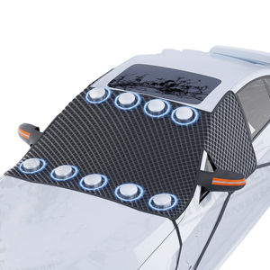 <span class=keywords><strong>Pare</strong></span>-soleil <span class=keywords><strong>pare</strong></span>-<span class=keywords><strong>neige</strong></span> Oxford 6 sangles, matériau triple couche avec fixation par <span class=keywords><strong>crochet</strong></span>, déflecteur anti-insectes avant – Vente chaude - Product Image 3