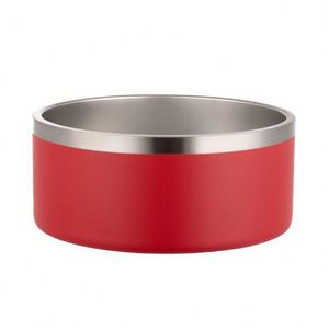 Bol pour animaux de compagnie en acier inoxydable poli de 64 oz, surface anti-taches, facile et rapide à nettoyer - Product Image 3