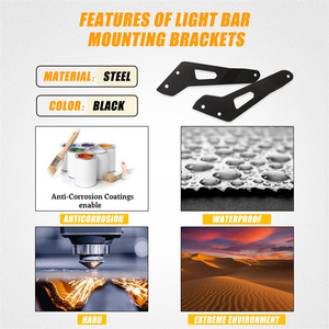 Barra de luz LED superior para parabrisas, soportes de montaje para <span class=keywords><strong>Can</strong></span>-<span class=keywords><strong>am</strong></span> Maverick X3 MAX DS <span class=keywords><strong>RS</strong></span> 2017 2018 2019 2020 2021 <span class=keywords><strong>2022</strong></span>, 50" - Product Image 6