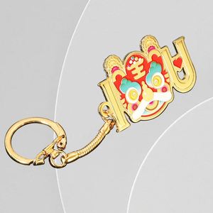 พวงกุญแจโลหะเคลือบแข็งหลากสีของที่ระลึกจากแฟนฟุตบอลพวงกุญแจของสะสม - Product Image 1