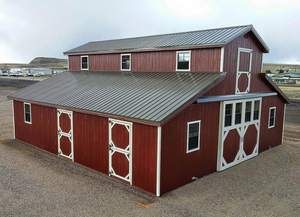 Usine chinoise approvisionnement Direct Structure industrielle en acier à faible coût, grange à cheval, hangar, ferme, maison avec arène d'équitation, matériaux de construction - Product Image 5