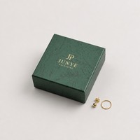 Boîtes à bijoux en papier style tendance, prêtes à l'emploi, avec pochette cadeau et sac, boîte à bijoux personnalisée en carton pour collier