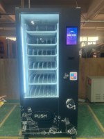Máquina Expendedora de Bebidas Frías y Aperitivos con Pantalla Táctil de 7 Pulgadas, Compatible con SDK, Paneles Publicitarios Personalizables, Wi-Fi, Cumple con ADA