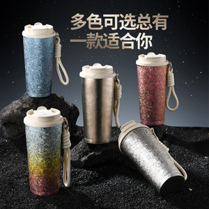 Pure Titanium Coffee <b>Mug</b> <b>Double</b> <b>Wall</b> Vacuum Insulated 2024 Student Cup For Home Car Office Outdoor Use - Product Image 1