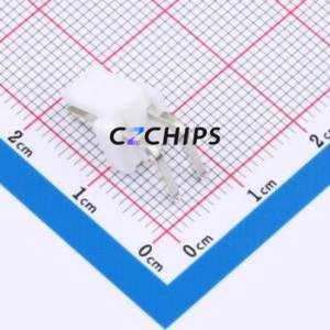 5TPBA020L Wire-to-Board Pin Header Bent Lead Through Hole,P=3.96mm Connector 1x2P 3.96mm Right Angle Insert VH - Product Image 2