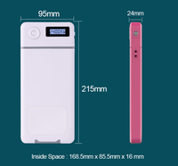 Boîte de verrouillage à minuterie pour téléphone portable AJF de haute qualité, fonction d'apprentissage de l'autodiscipline, matériau ABS, plusieurs couleurs, AJF-TS102 215x95x24mm