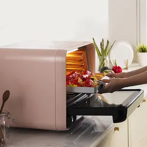 Mini forno para pizza portátil, mini forno elétrico preto, verde e rosa, vendas superiores, 2021 KC21SS56B-R86A, 2021