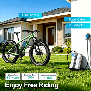 48V 20Ah Electric Bike <b>Seat</b> Tube Lithium Ion Battery BMS Plug Connector Durable Plastic Waterproof BBSHD battery DE Stock - Product Image 4