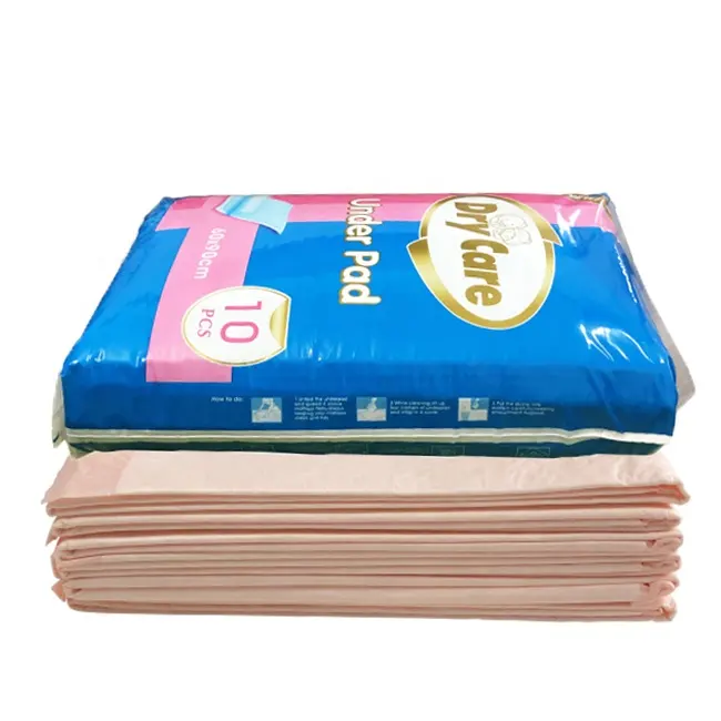 Free Sample Adult Disposable underpad 60x90, Wholesale Super Absorbent Disposable Hygiene Underpad Sheet Blue Under Bed Pad