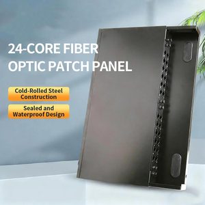 24 cổng Rack mount sợi Patch Panel bền cố định ngăn kéo xoay cấu trúc hỗ trợ LC SC <span class=keywords><strong>FC</strong></span> ST đa năng phân phối quang học - Product Image 5