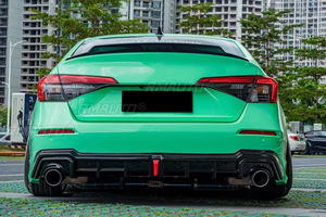 Aileron de coffre arrière Civic noir mat style YOFER pour Honda Civic 11e génération 2022-2023 Accessoires de voiture - Product Image 5