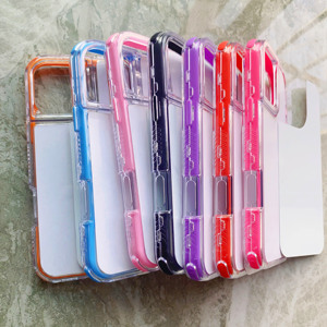 เคสโทร<span class=keywords><strong>ศัพท์</strong></span>แบบซับลิเมชั่น 3in1 สำหรับ iPhone 16 16pro 16promax 15 15pro 15promax 14pro  แบบเปล่าสำหรับงานพิมพ์ร้อน - Product Image 2