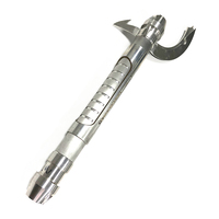 Pièces d'assemblage de sabre laser en métal usinées CNC de précision, polies sur mesure, en aluminium 6061 et acier inoxydable anodisé