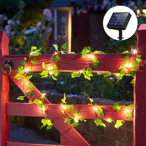 Luci solari per esterni <span class=keywords><strong>luces</strong></span> <span class=keywords><strong>navidenas</strong></span> christmassolar powered decorative garden light vine string lights - Product Image 3