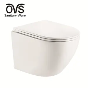 Ovs Modern Bathroom Price Chaozhou Toilet Bowl Bathroom Ceramic Soft Closing Seat Cover Wc Wall Hung Toilet