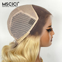 Perruque Lace Front Blonde 613 Cheveux Vierges HD Lace Sans Colle Ligne de Cheveux Naturelle Prête à Porter Marque MSCICI