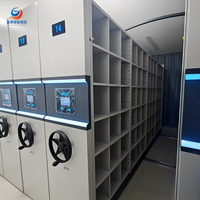 Estanterías Móviles Industriales Compactables, Sistema de Almacenamiento Ajustable de Alta Resistencia para Almacén