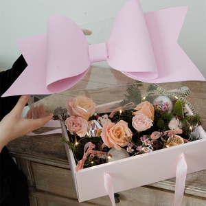 Scatola Regalo 'Ti Amo' per Compleanno e San Valentino, Confezione di Lusso per Rose con Fiocco e Cassetto in Cartone - Product Image 5