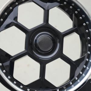 HTOR New Custom 16-24 Inch 2/3 Piece Float Caps Roues de voiture de tourisme 5X112 Lèvre polie Noir Forgé Roues Fit <span class=keywords><strong>Model</strong></span> 3 S X <span class=keywords><strong>Y</strong></span> - Product Image 5