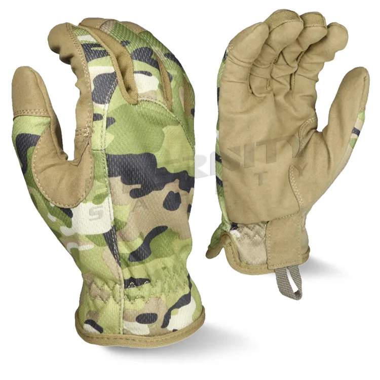 Gants de Sport à main avec Logo imprimé personnalisé pour la Gym, prix d'usine, gants tactiques antidérapants, camouflage