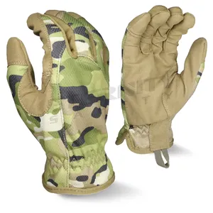 Guantes deportivos de mano con estampado de logotipo personalizado, antideslizantes, tácticos, de camuflaje, para gimnasio, precio de fábrica