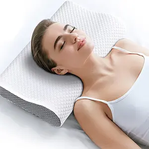 Dormir Memória Espuma Travesseiro Baixo MOQ Cervical Ortopédica Memória Espuma Travesseiro para Adulto Dormir