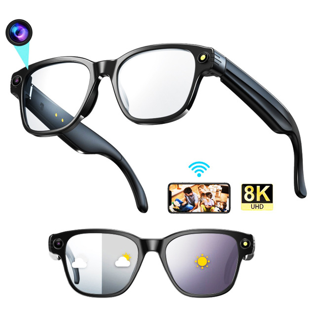 1200P HD Camera Take Video Picture 4GB Smart Glasses with AI ChatGPT Translation Smart Sunglass