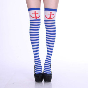 Calcetines Altos Hasta el <span class=keywords><strong>Muslo</strong></span> con Estampado de <span class=keywords><strong>Esqueleto</strong></span> para Mujer |   Opciones Personalizadas de Múltiples Colores |   Patrón de Hueso Novedoso |   Disfraces y Ropa para Fiestas de Halloween - Product Image 6