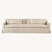 Canapé modulaire moderne haut de gamme sur mesure en 2 parties, canapé rembourré en tissu pour salon