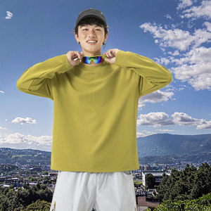 High Quality Custom Mens Full Sleeve Knitted T Shirt <b>100</b>% <b>Polyester</b> Lightweight Casual OEM Wholesale Supply - Product Image 3