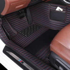 Günstiger Fabrik preis Brown Fancy Anti-Rutsch 7d Full Set Fußmatten Leder Auto Matte Mit Datums codierer - Product Image 3