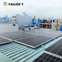 Type N 580W/550W/570W/575W Module de panneau solaire photovoltaïque bifacial double verre 144pcs PERC & Half Cell Solar Energy System