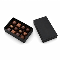 Boîte d'emballage de luxe personnalisée en gros pour chocolats et friandises de Dubaï, boîte rigide en papier magnétique recyclable