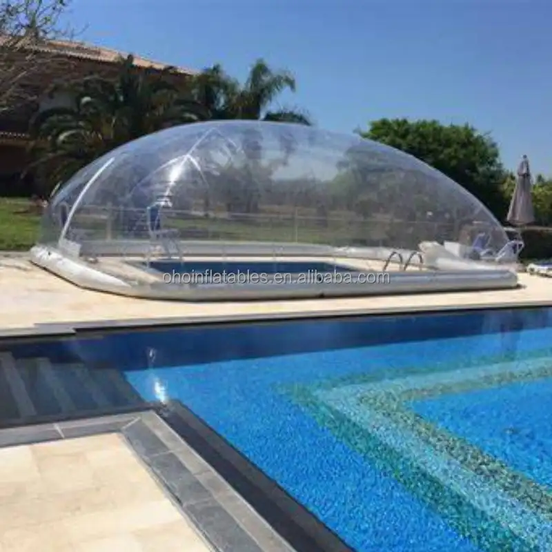 Couverture de piscine gonflable, bâche transparente et étanche, dôme en PVC, bulle gonflable pour l'intérieur et l'extérieur, offre spéciale