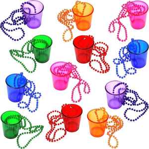 Verres à shot créatifs avec logo personnalisé sur chaîne de perles, accessoires de jeu personnalisés, fournitures pour fêtes d'Halloween et d'anniversaire - Product Image 4