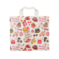 40*35cm 45*40cm Poignée de sac de remerciement Pochette en PE Sac à main T-shirts, chemises et vêtements Shopping Promotion Emballage Sac Sachet