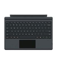 Clavier magnétique sans fil X516 pour Surface Pro 4/5/6/7, noir, en PU+TPU+ABS, garantie 12 mois, cadeau promotionnel original