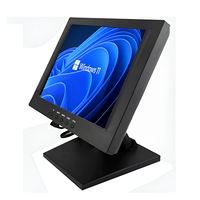 Moniteur tactile industriel extérieur 15 pouces 1024x768 haute luminosité, écran robuste pour kiosque et contrôle d'usine