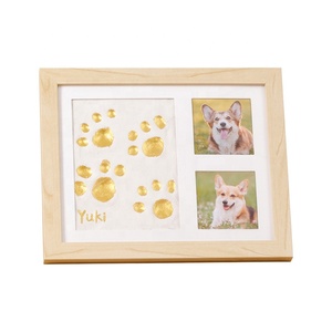 Timbre d'encre argile mémorial <span class=keywords><strong>cadre</strong></span> Photo en bois bébé main et pied impression argile Kit souvenir <span class=keywords><strong>cadre</strong></span> photo - Product Image 5