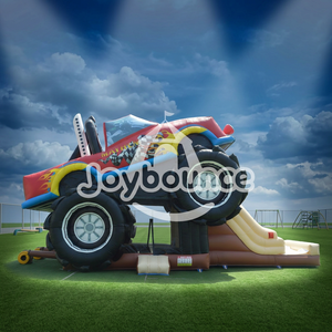 Meilleures ventes : Toboggan gonflable Monster Truck avec château gonflable et zone de saut pour enfants - Product Image 3