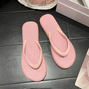 Lady Flip Flop Colorful Candy <b>Slides</b> Wholesale Design High Quality Straps Custom Shoes Outdoor Beach Rubber FlipFlop slippers - Product Image 3