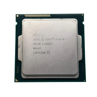 Prosesor Intel Core I5 generasi ke-4 kecepatan tinggi 4 Total Core 4 CPU I5 4570 ulir Total