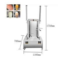 Coring Pellen Machine Voor Persimmon Ananas Apple Dragon Fruit Mandarijn Ananas-Hoge Productiviteit Thuisgebruik Restaurant