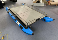 Catamaran gonflable de 3,6 m, style tout nouveau, bateau gonflable en aluminium pour la pêche