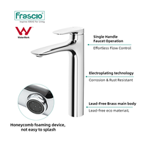 Robinet de salle de bain Frascio Watermark, mitigeur chaud/froid en laiton pour hôtel avec robinet d'eau, mitigeur bain et douche