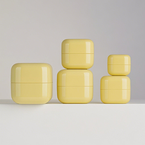 50g/100g/15g tapón de rosca reciclable PP tarros de crema cosmética cuadrados con espátula para mascarilla facial limpiador facial y muestras de crema para los ojos - Product Image 6