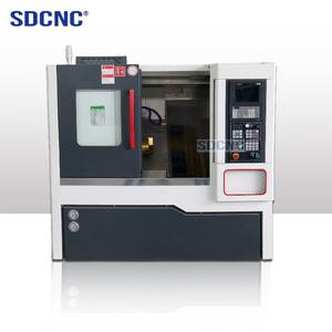 Nuevo torno de cama inclinada CNC Horizontal de alta precisión TCK36, Centro de torneado de Metal automatizado único, torreta de 8 estaciones, certificado CE - Product Image 1
