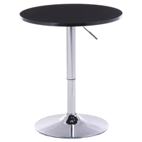 Nouveau et à la mode maison et entreprise plateau de table de bar en bois réglable en hauteur